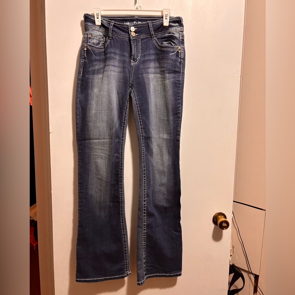 Wallflower Blue Boot Cut Jeans with Faded Indigo